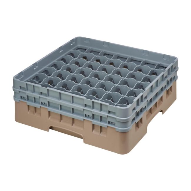 Cambro Camrack Beige 49 Compartments Max Glass Height 133