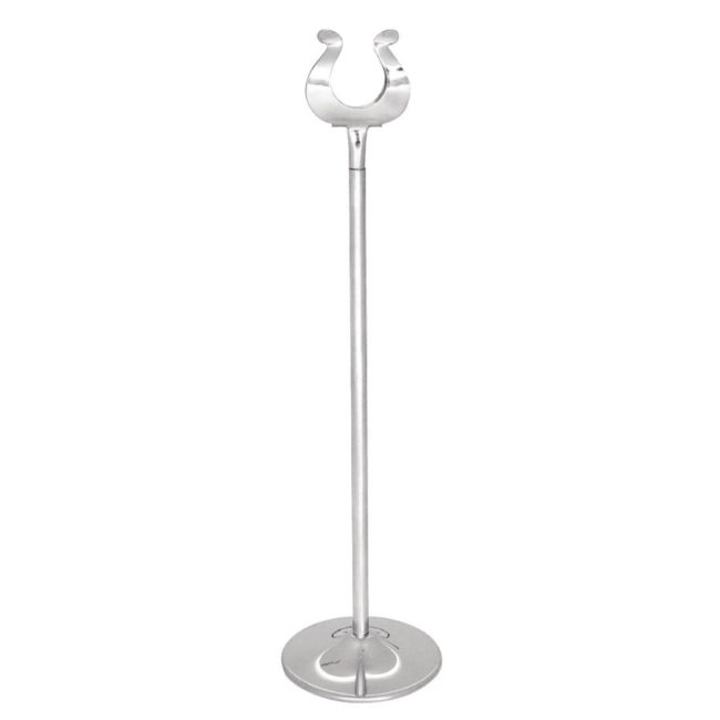 Table Number Stand Stainless Steel - 305mm 12"