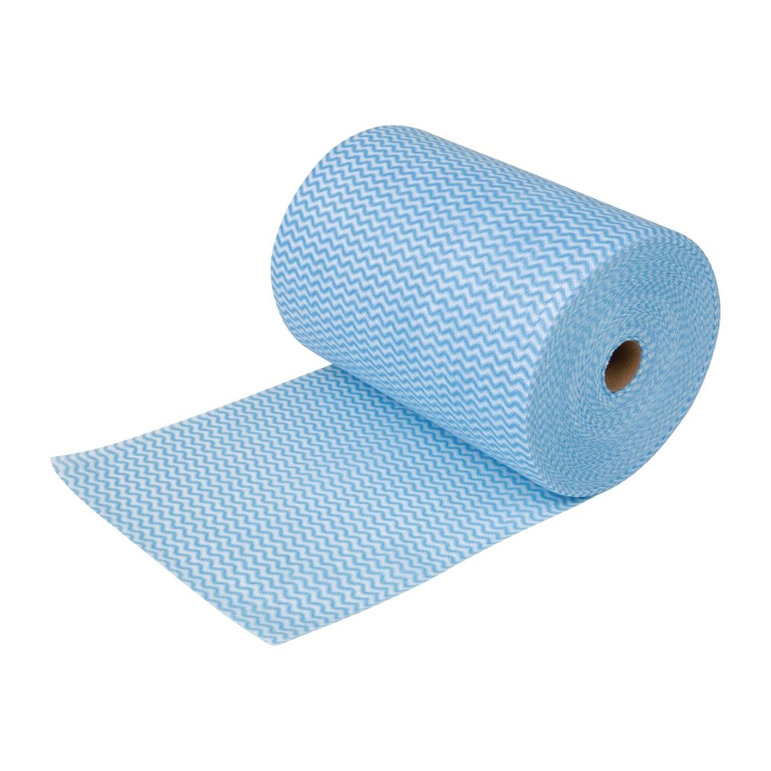 Nisbets Essentials Blue Non Woven Cloth Sheet Size - 25x25cm (Roll 300)