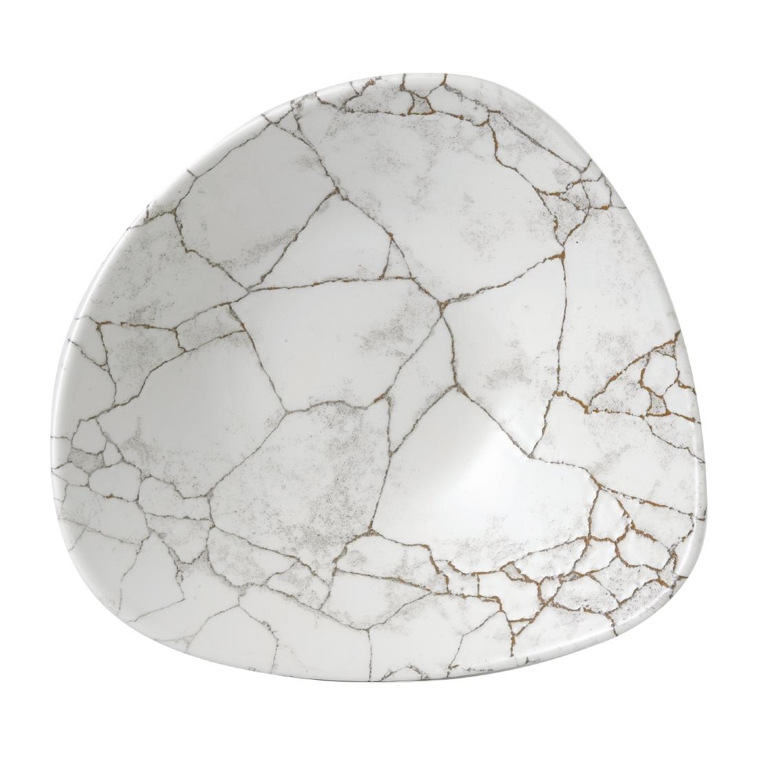 Studio Prints Kintsugi Agate Grey Lotus Bowl 228mm 9" (Box 12) (Direct)